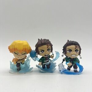 Funko Mystery Minis Demon Slayer Tanjiro &‎ Zenitsu Agatsuma Vinyl Figures Lot